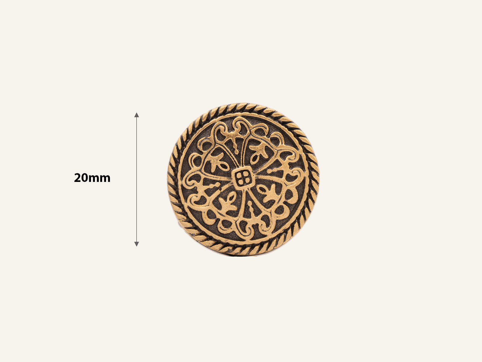 grand bronze cufflinks