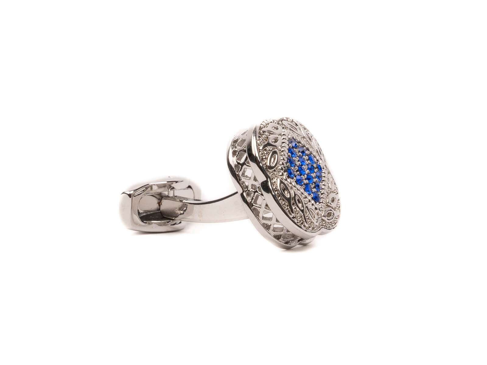 charm of sapphire cufflinks