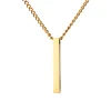 Gold Bar Pendant Chain
