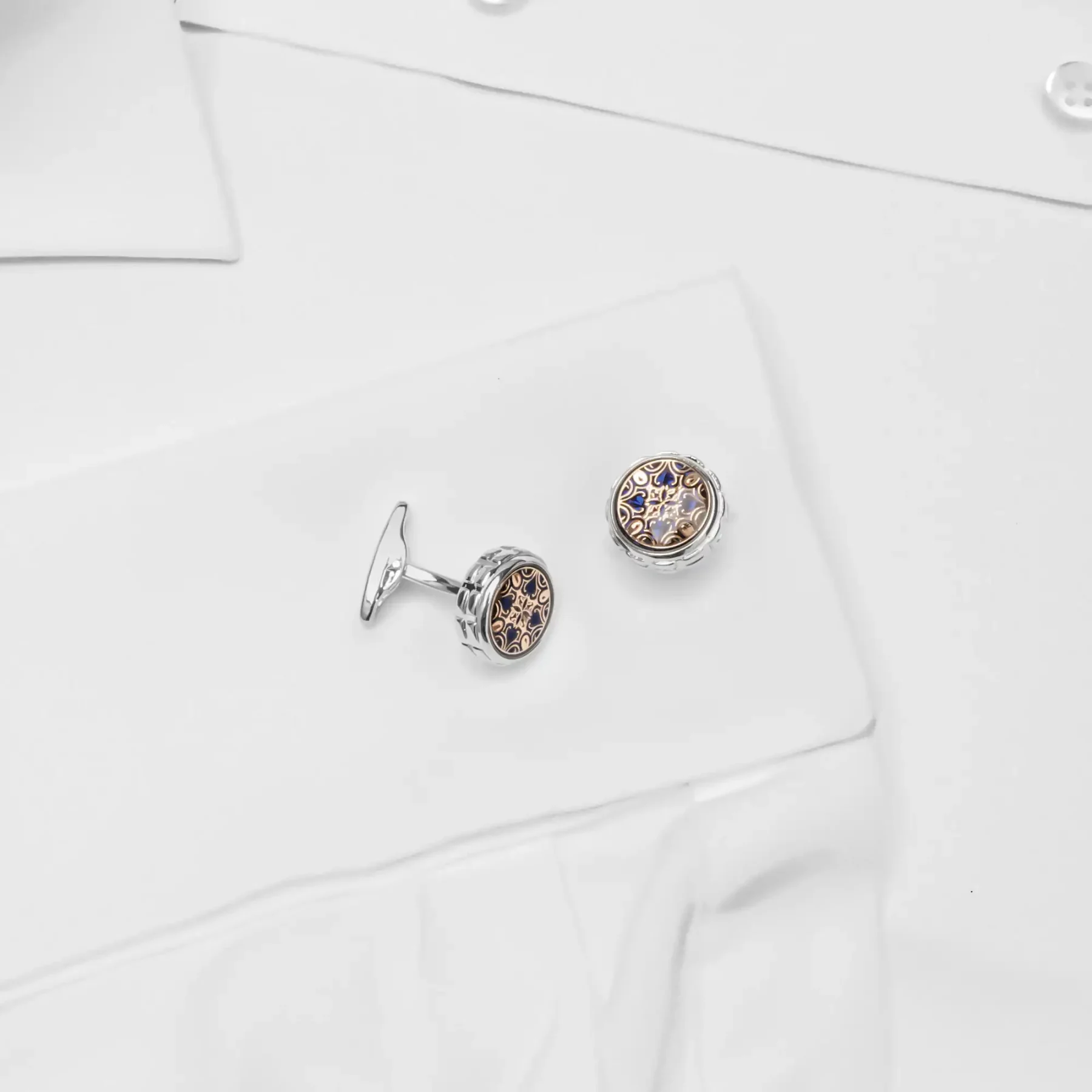 Retro Pattern Cufflinks