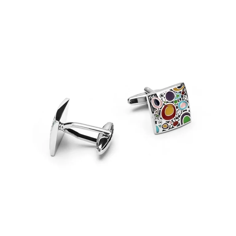 modern art cufflinks