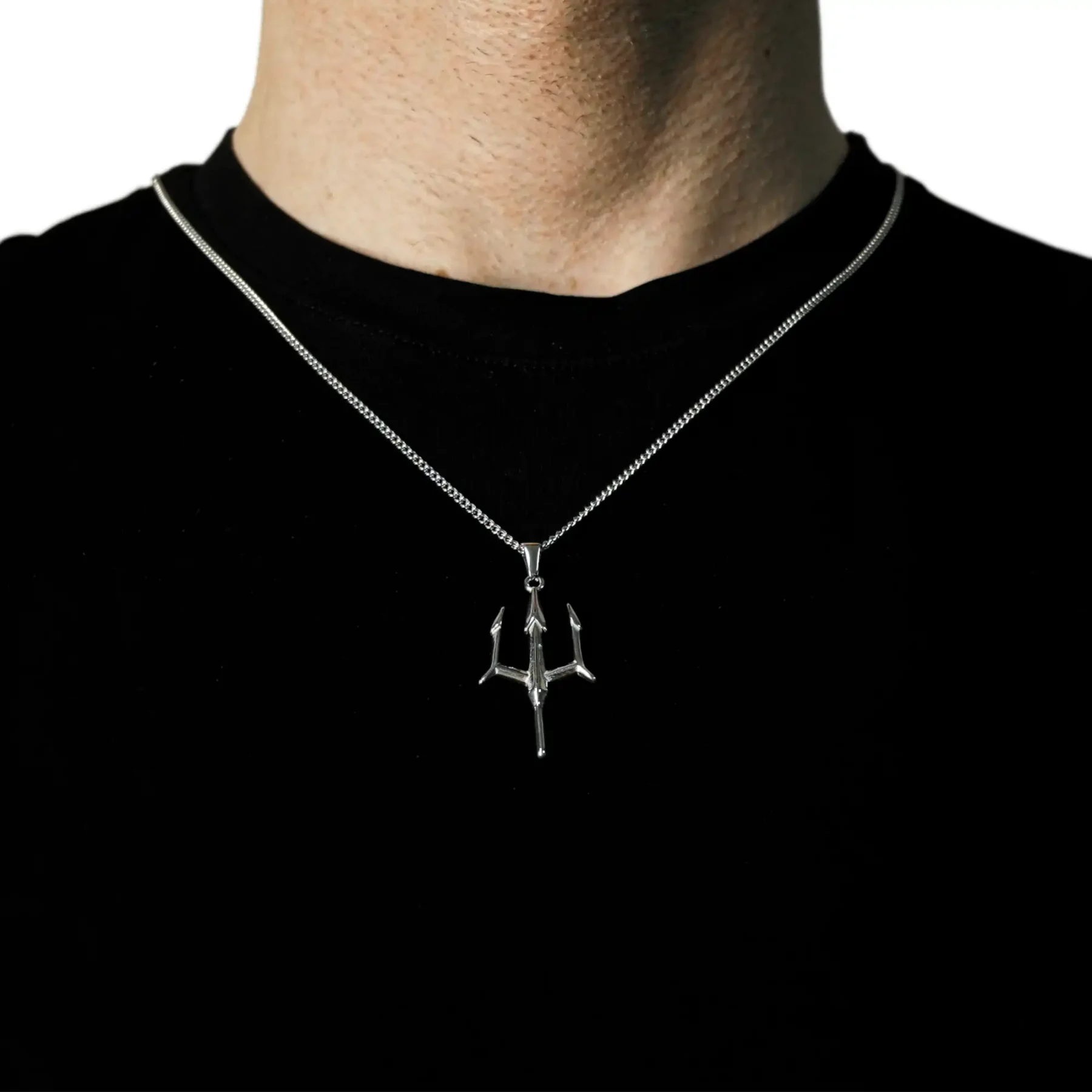 Poseidon’s Trident Pendant Chain