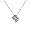 Kings Silver Cube Pendant