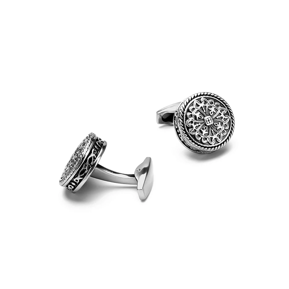 silver vintage cufflinks