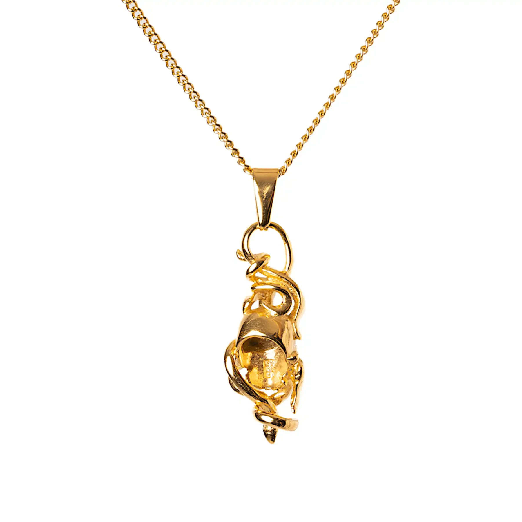 Twisted Skull Pendant