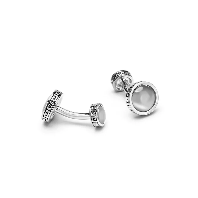 enamel stud cufflinks