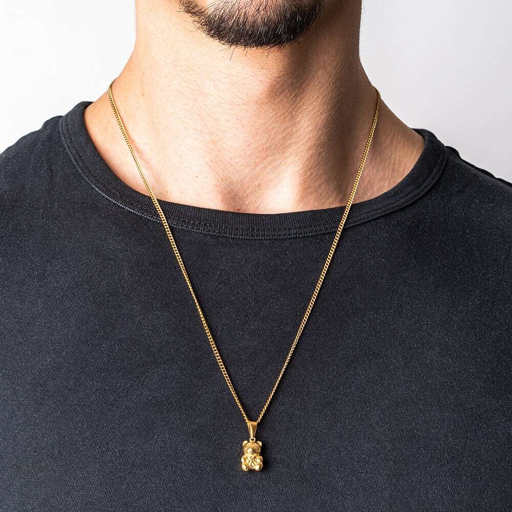 gold ted pendant