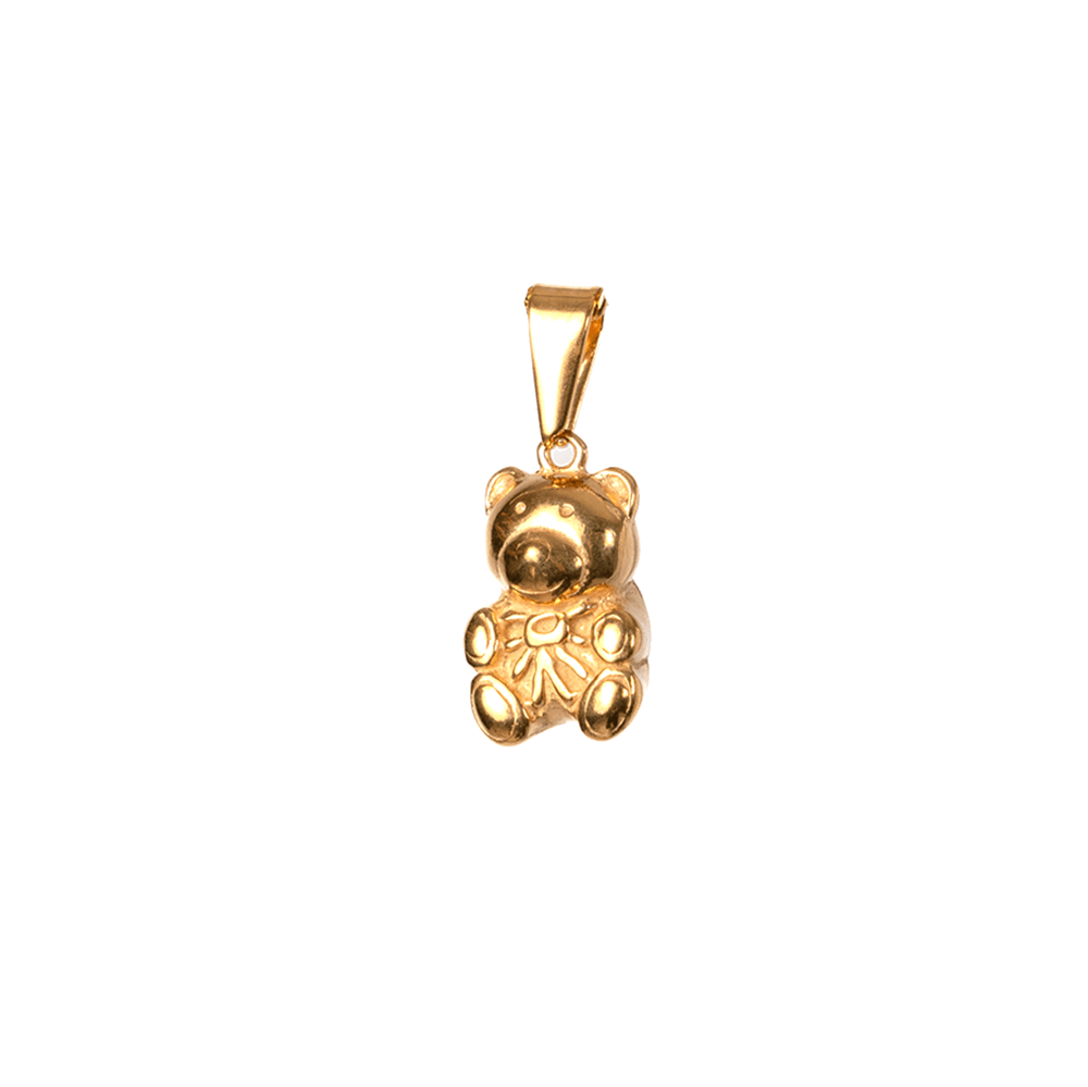 gold teddy necklace