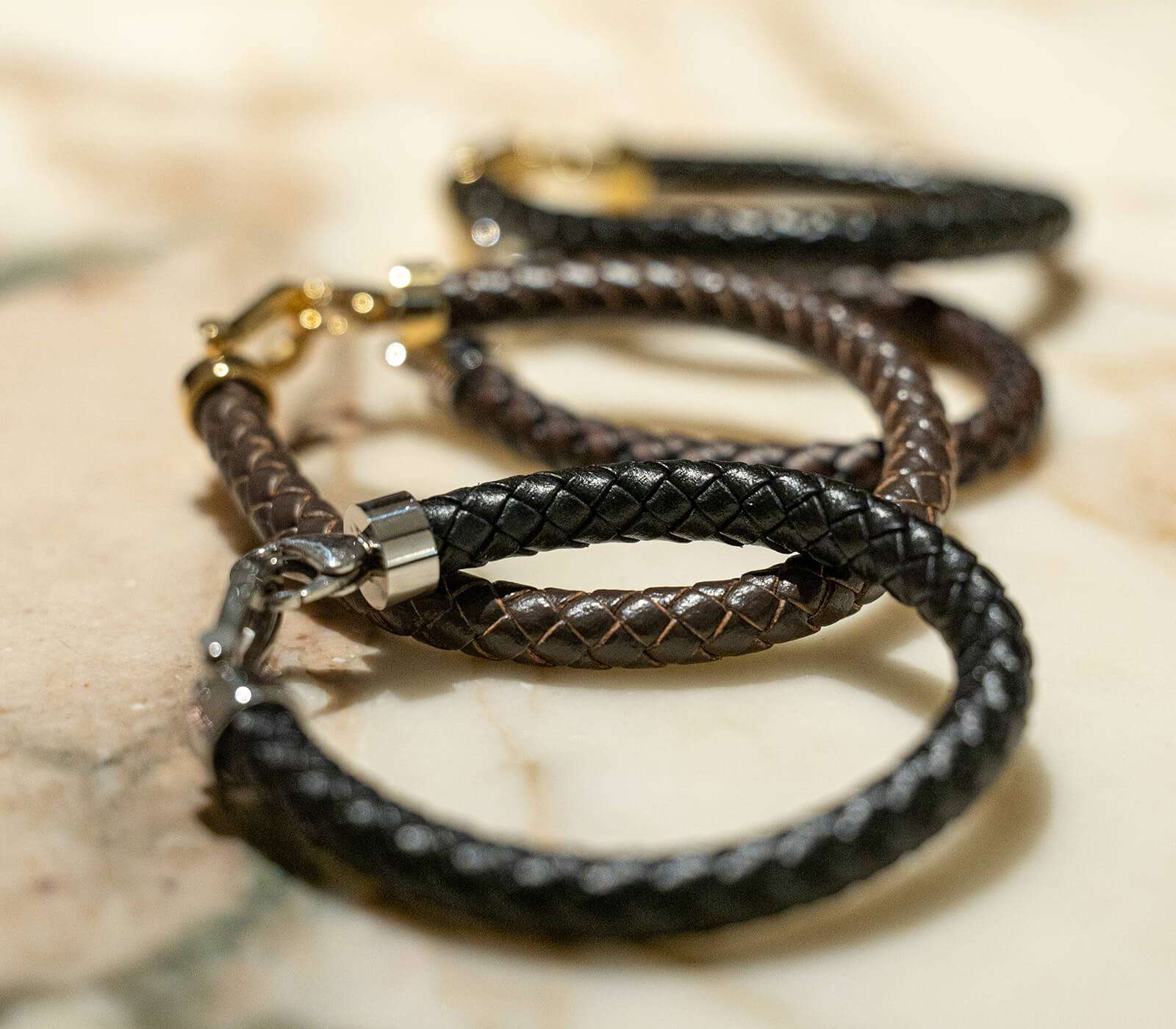 tavern leather bracelet