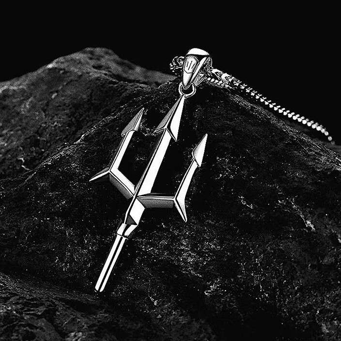 trident mens necklace