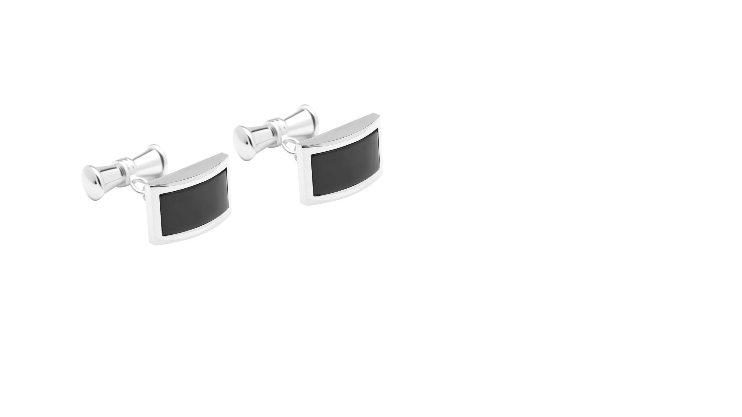 The 7 Best Wedding Cufflinks For Groom and Groomsmen 4 silver black cuffs