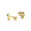 Gold Skull Cufflinks
