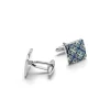 Retro Blues Cufflinks