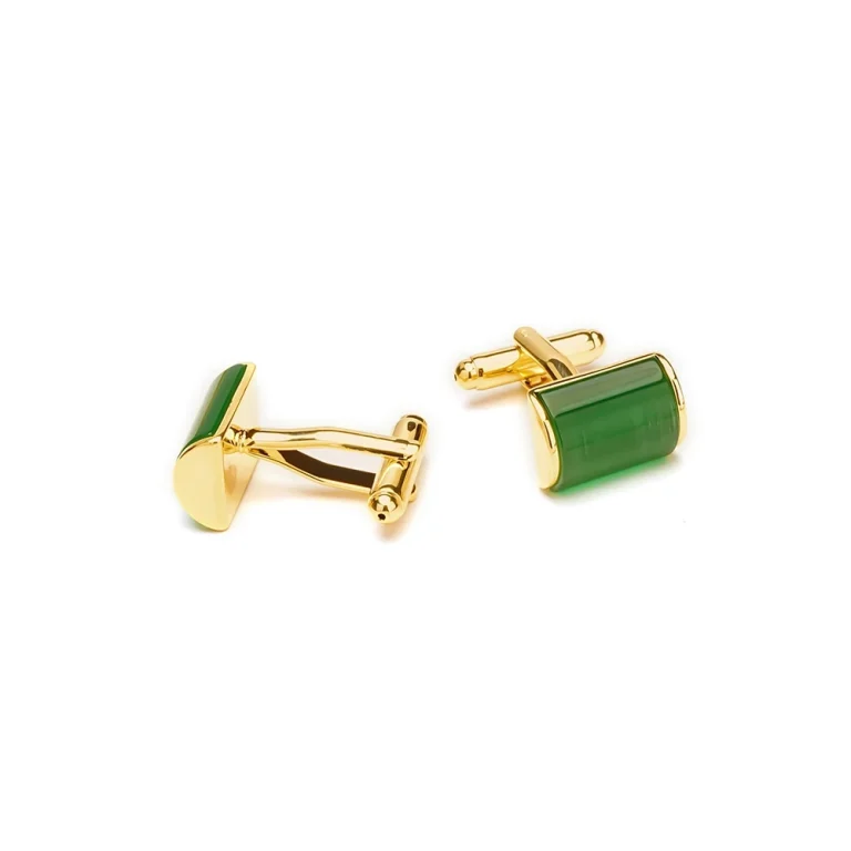 emerald green cufflinks
