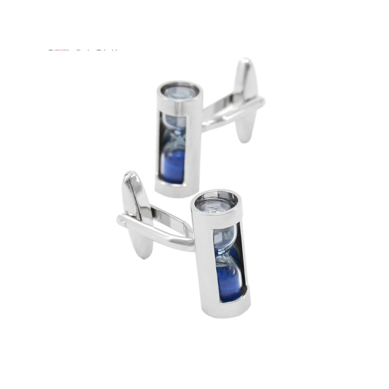 hour glass cufflink