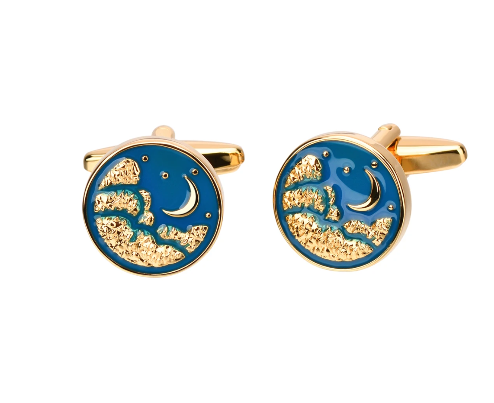 starry night cufflink