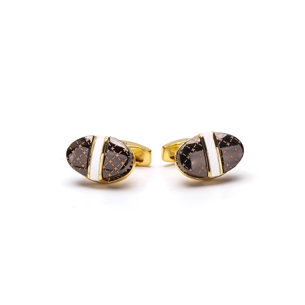 Dual Eclipse Gold Cufflinks