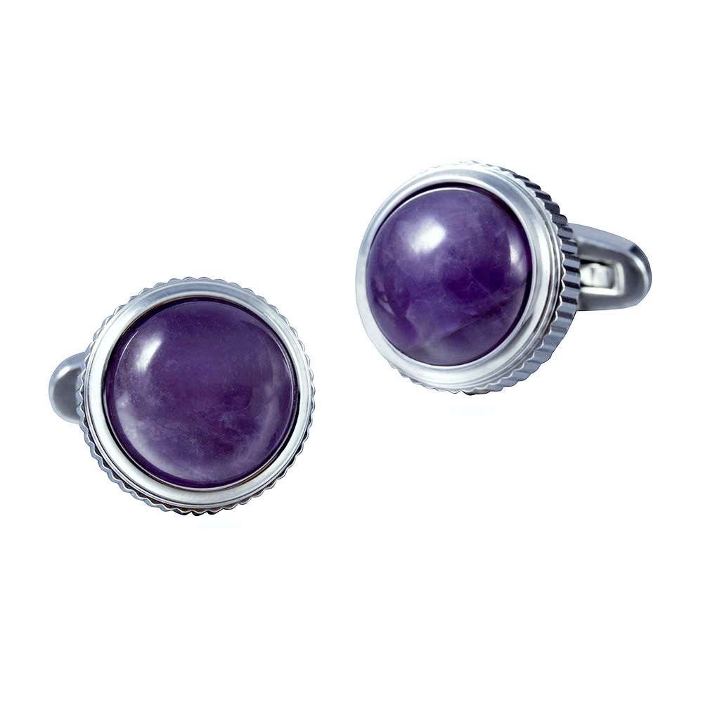 amethyst cufflinks