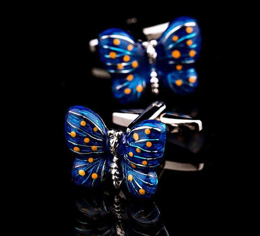 butterfly cufflinks