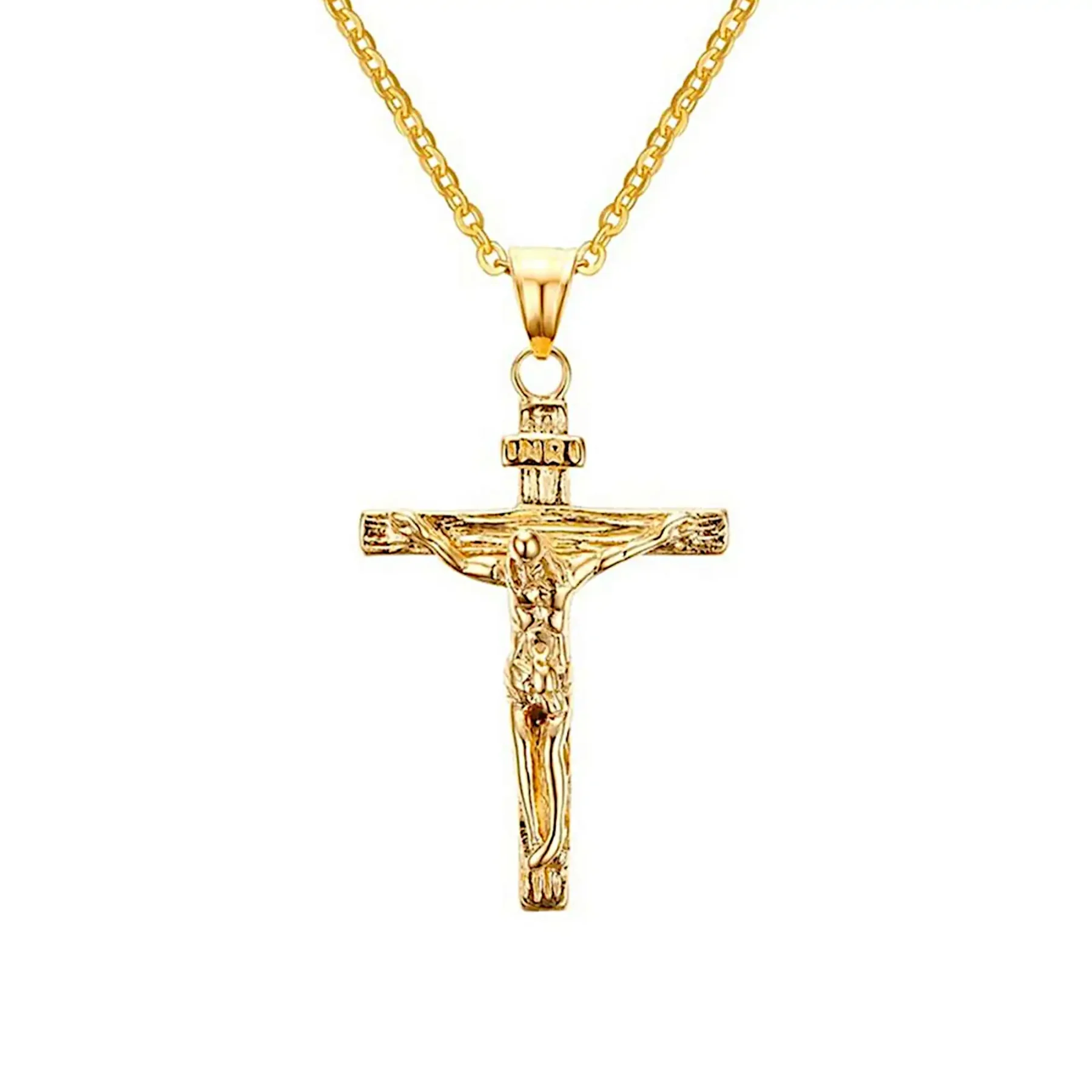 Gold Crucifix Necklace