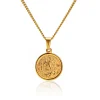 Gold St Michael Necklace