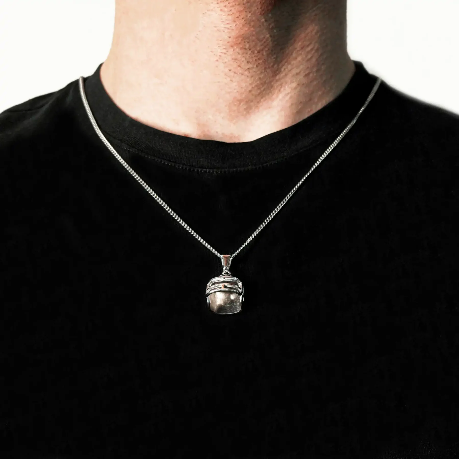 NFL Helmet Pendant (Silver)