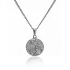Silver St George and the Dragon Pendant