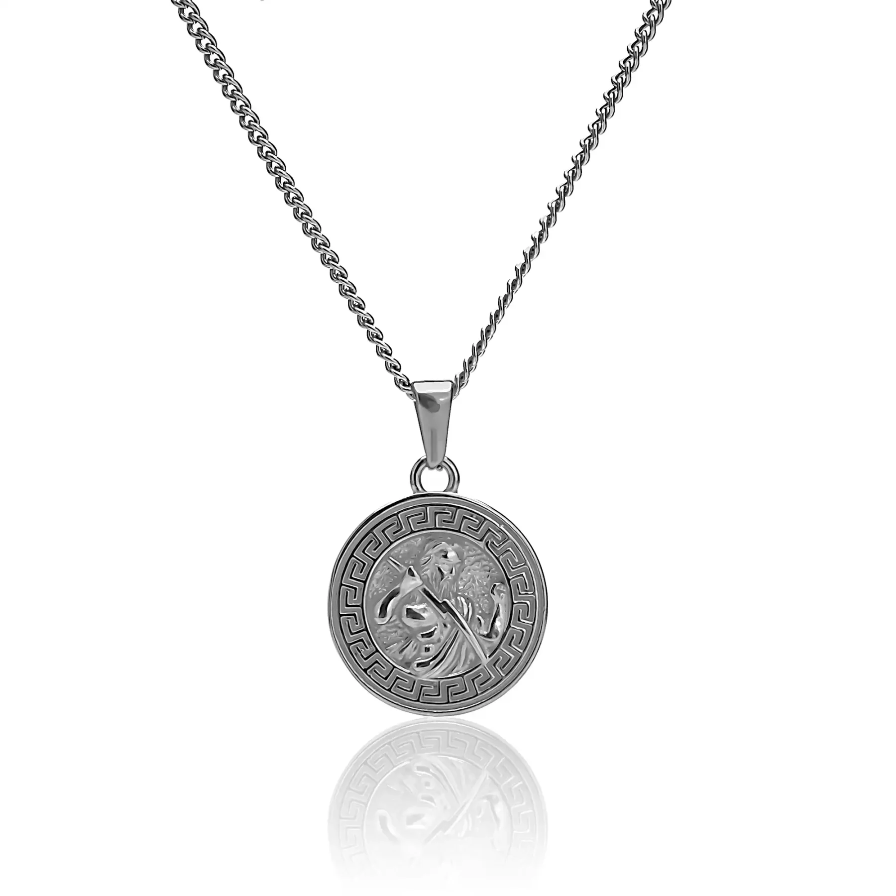 silver zeus Necklace