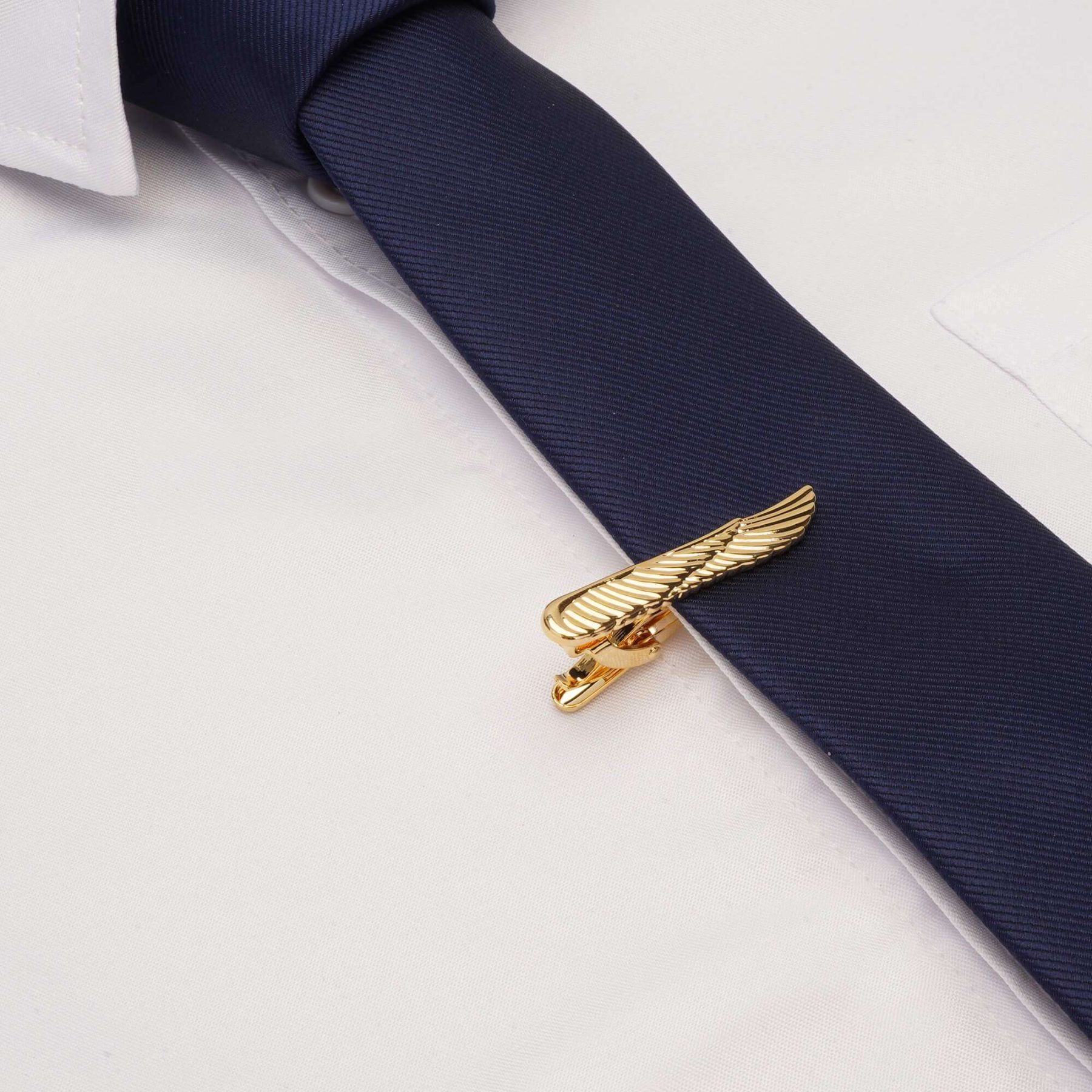 gold wing tie clip