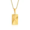 Gold Sunburst Necklace