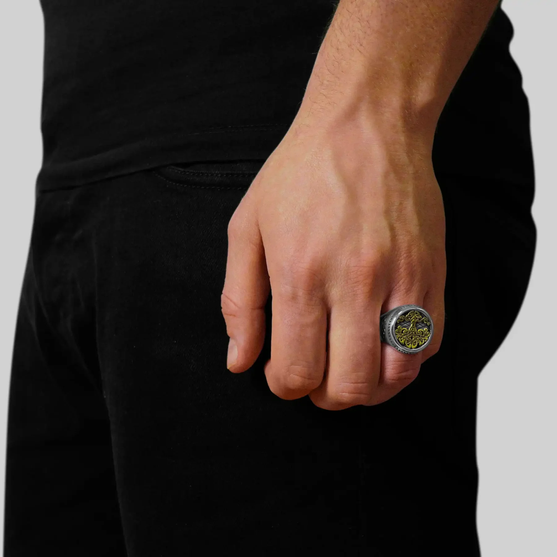 tree of life signet ring