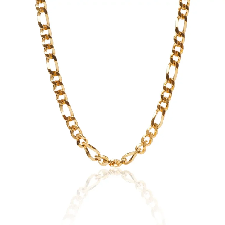 5mm gold figaro chain
