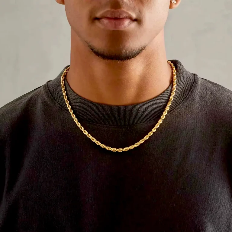 5mm gold rope chain