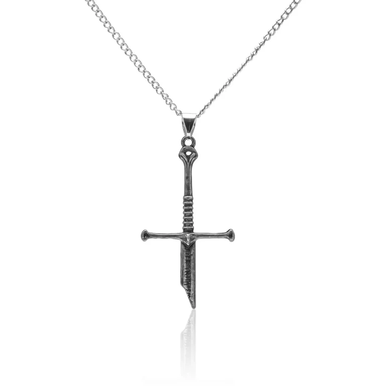 broken sword necklace