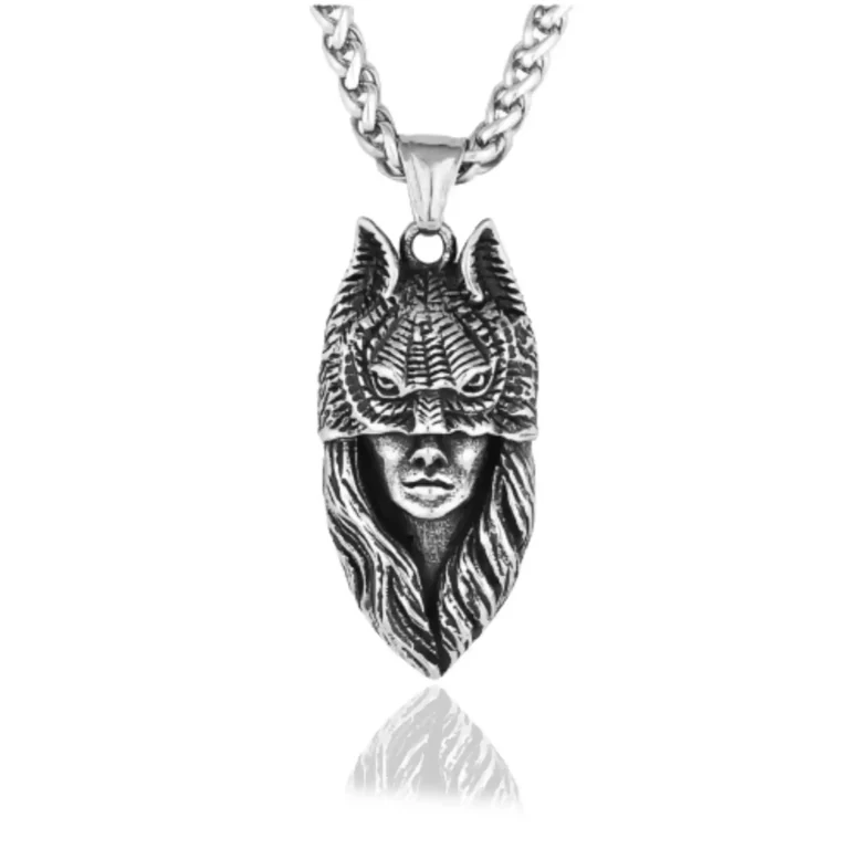 Norse She-Wolf Pendant