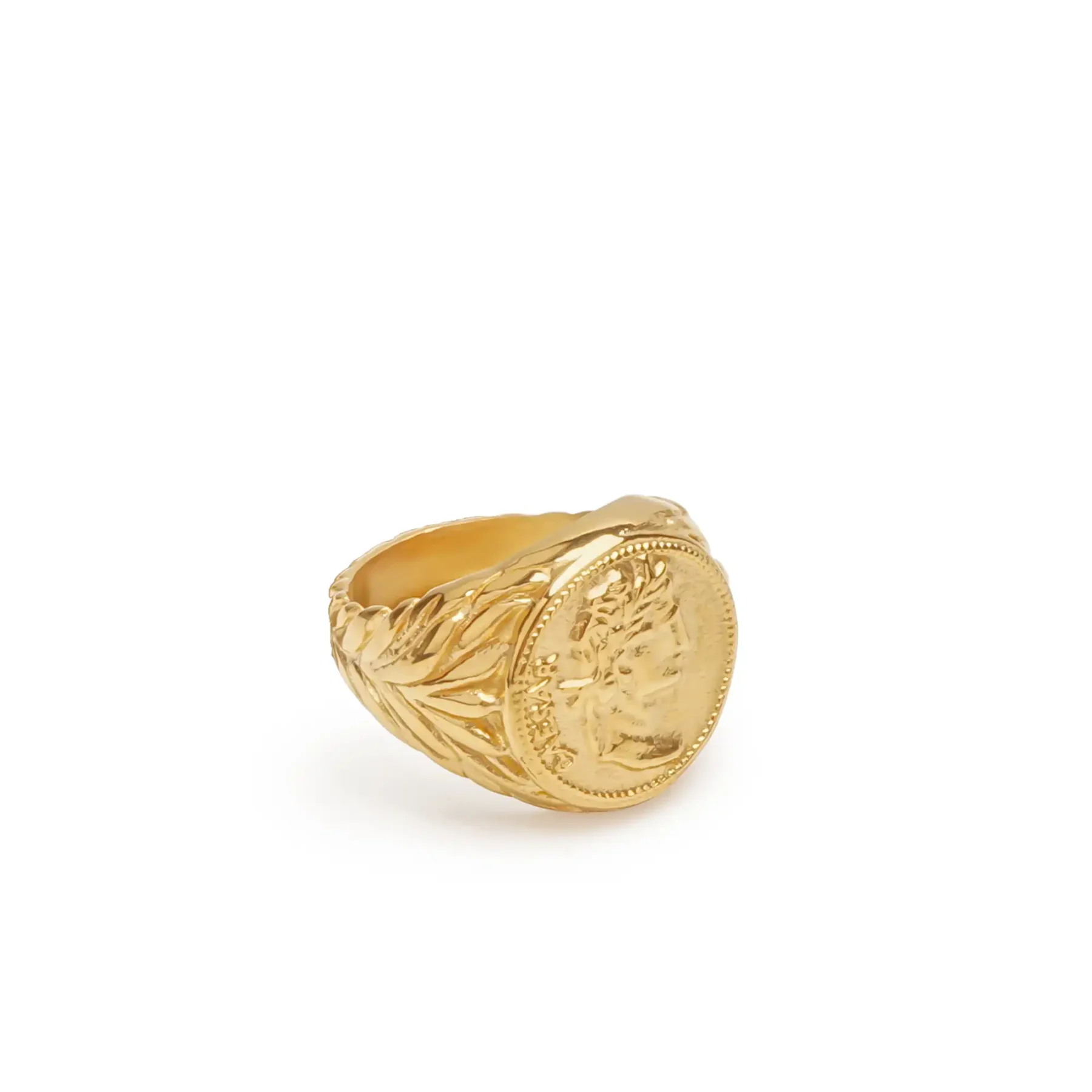 Roman Julius Caesar ring gold