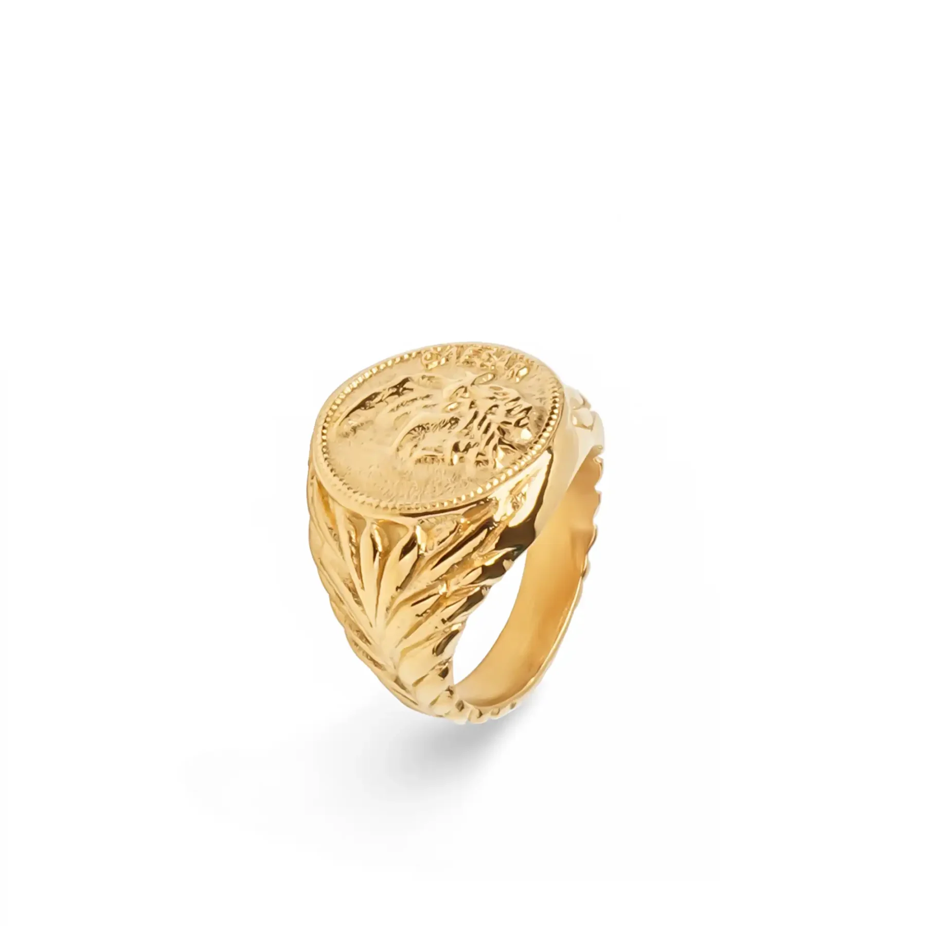 gold Roman Ring signet