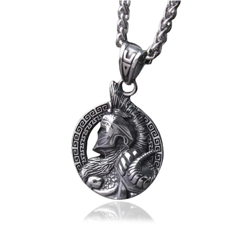 Silver Spartan Pendant