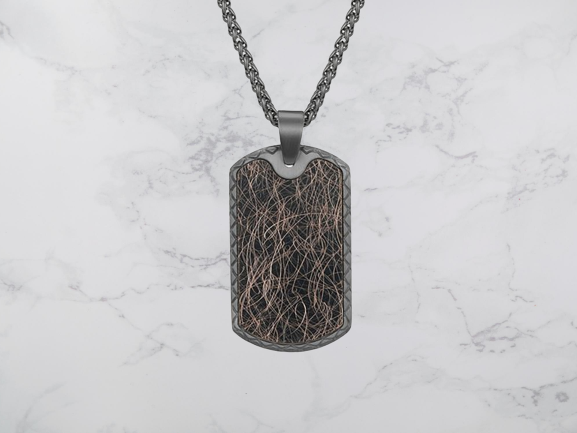 black dog tag chain