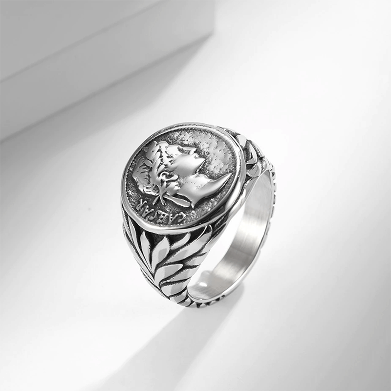 roman ring silver