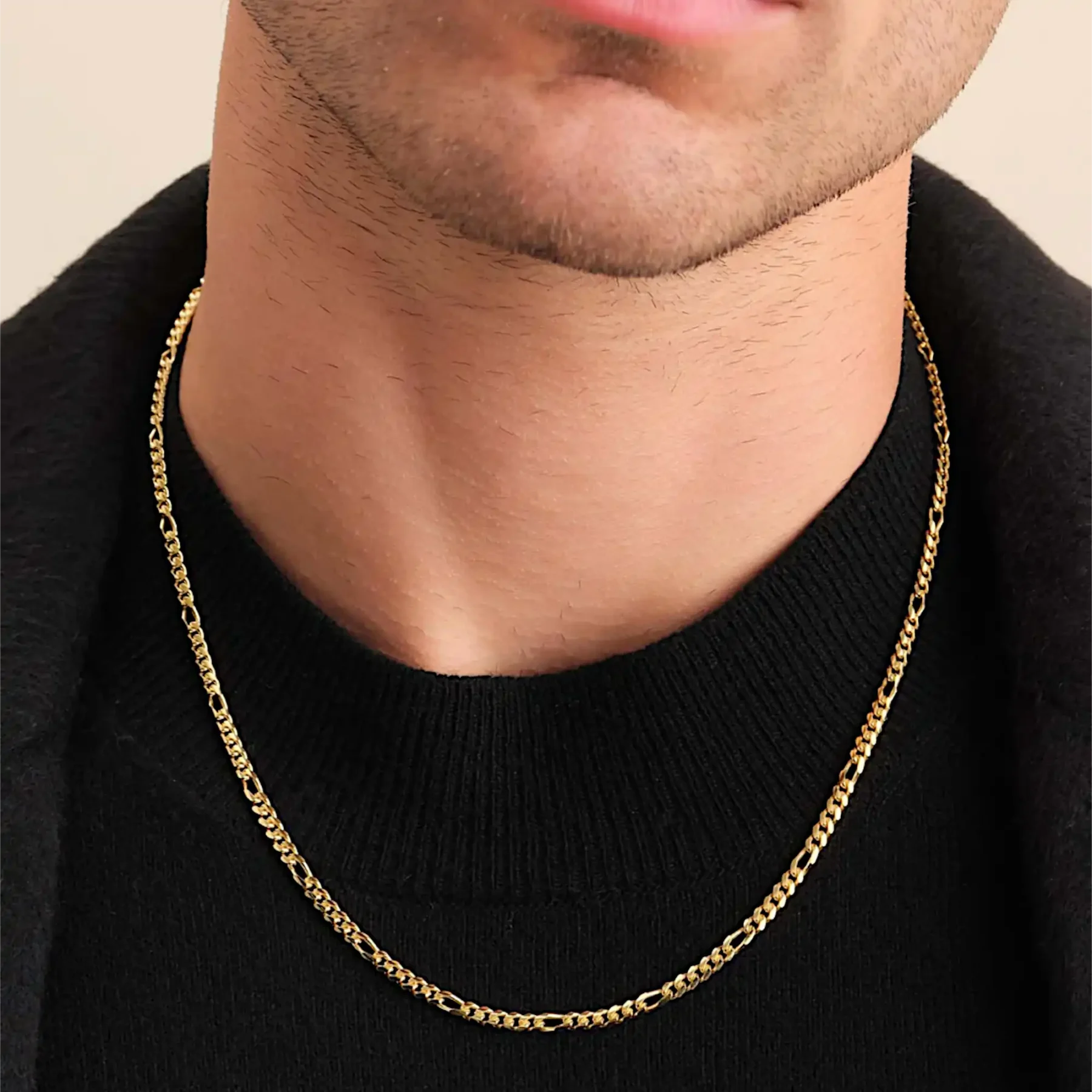 gold figaro chain