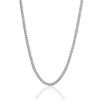 4mm Silver Cuban Chain