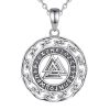 Viking Valknut Pendant Necklace