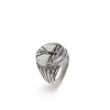 Silver Vitruvian Man Ring