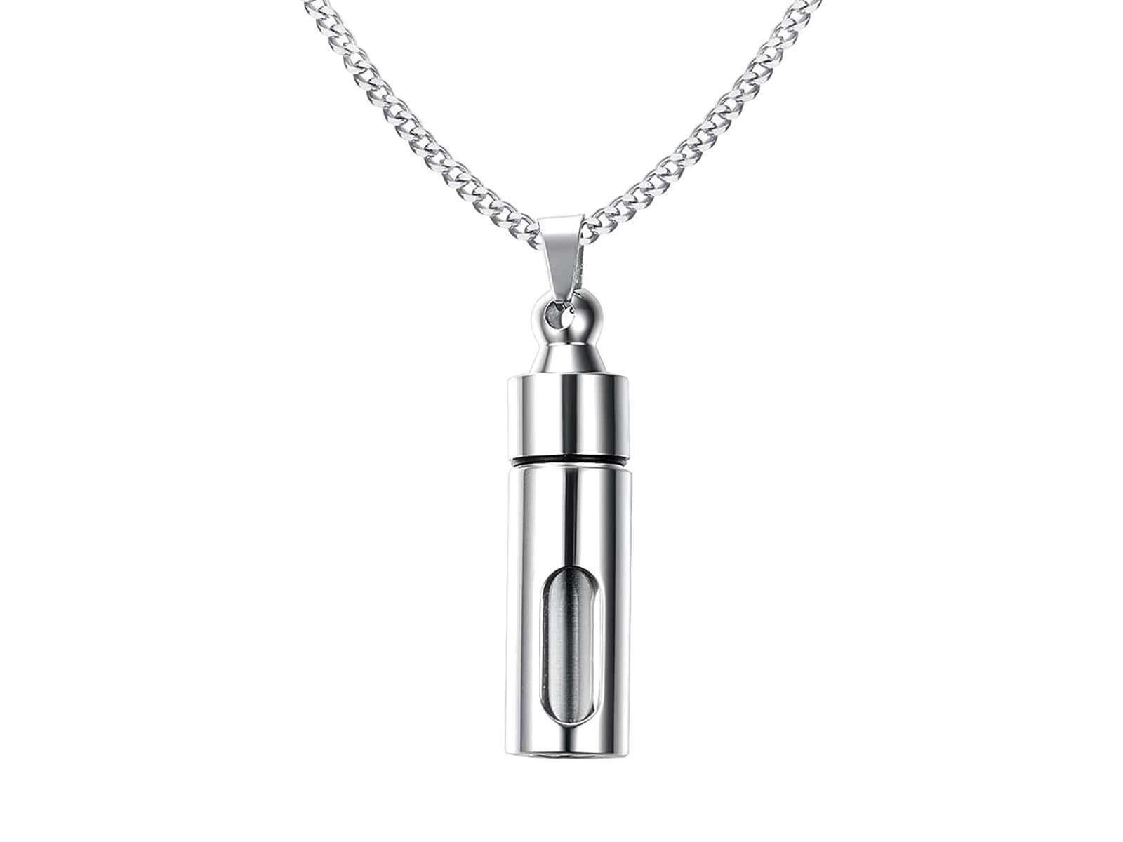 Where Can I Get Ashes Turned into a Necklace? - Preserving Memories as Keepsake 2 silver ashes necklace