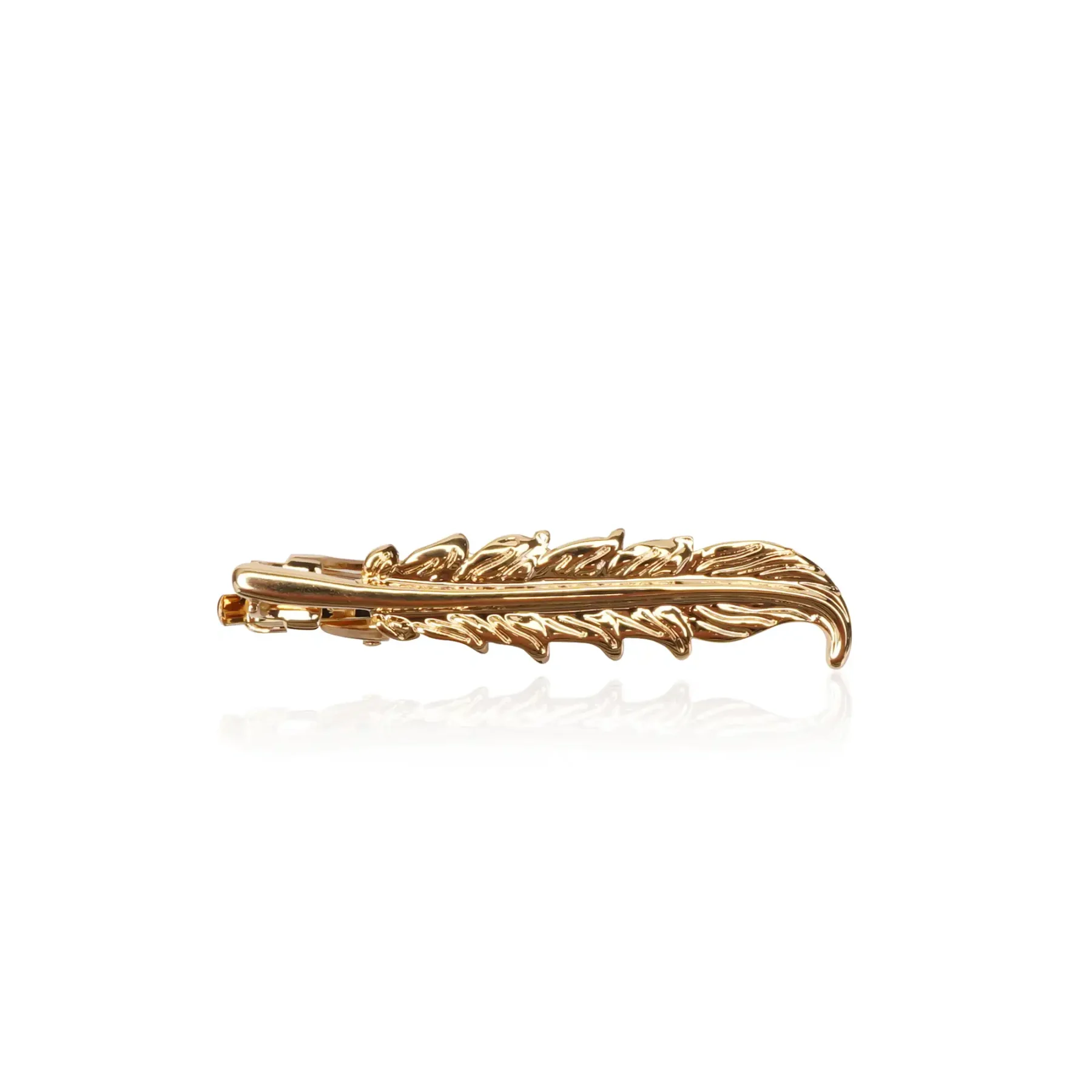 gold leaf tie clip