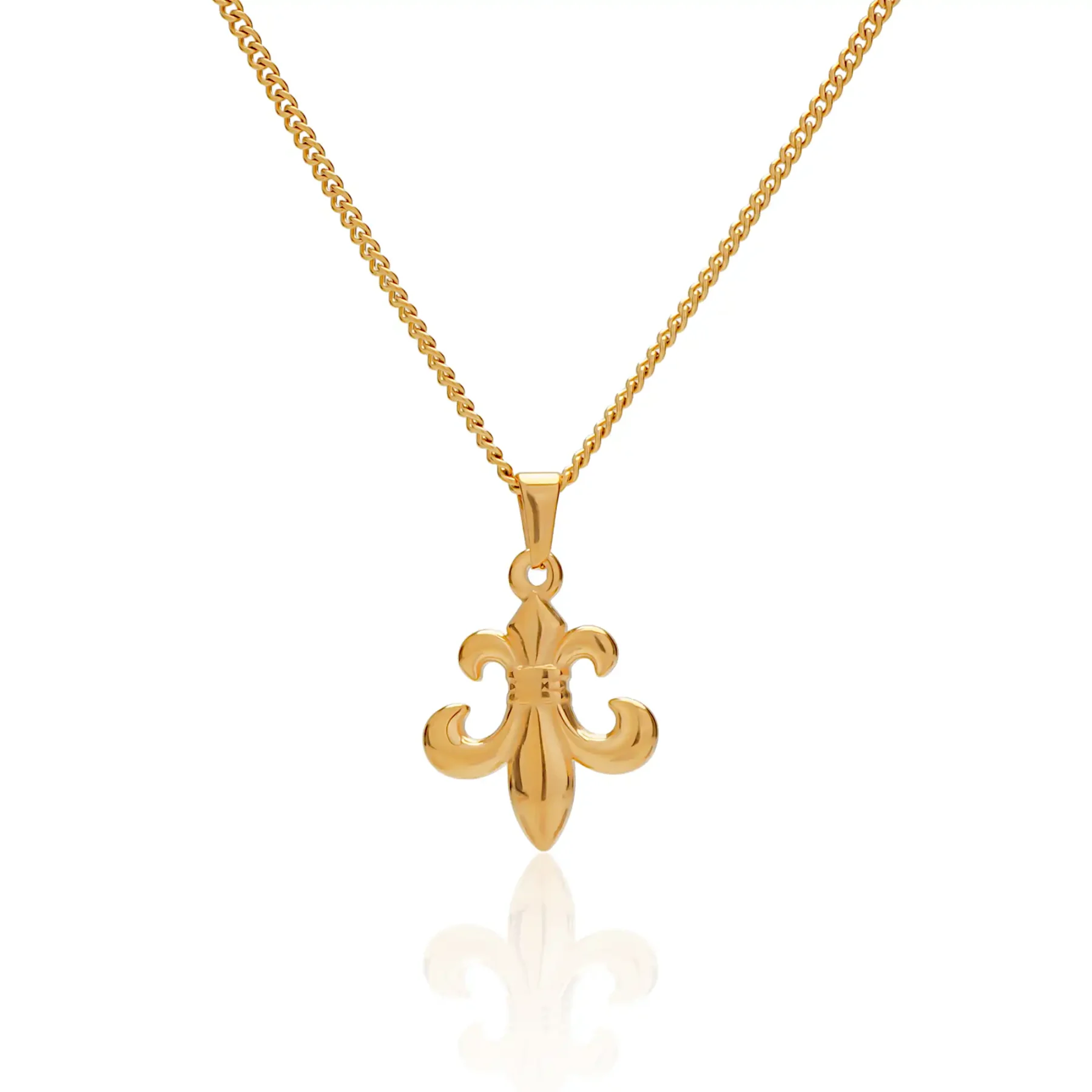 gold fleur de lis necklace