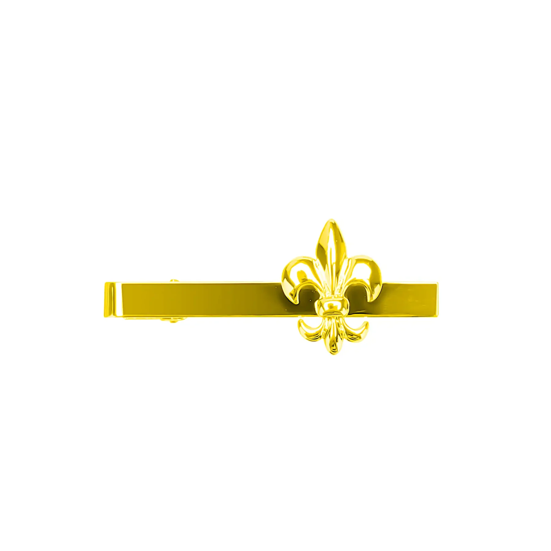 Gold Fleur De Lis Tie Bar