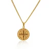 Gold St Benedict Necklace