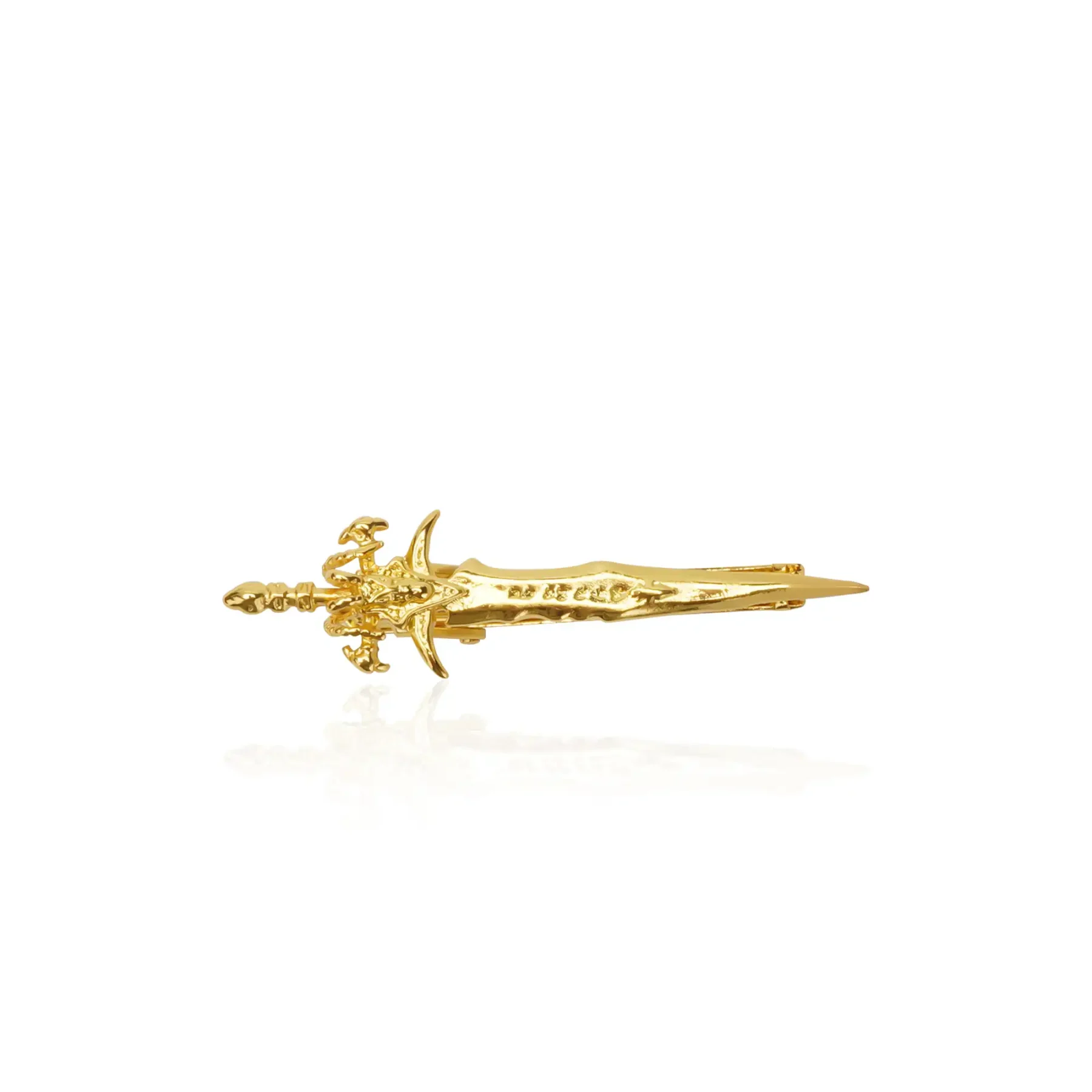 gold Sword Tie Clip